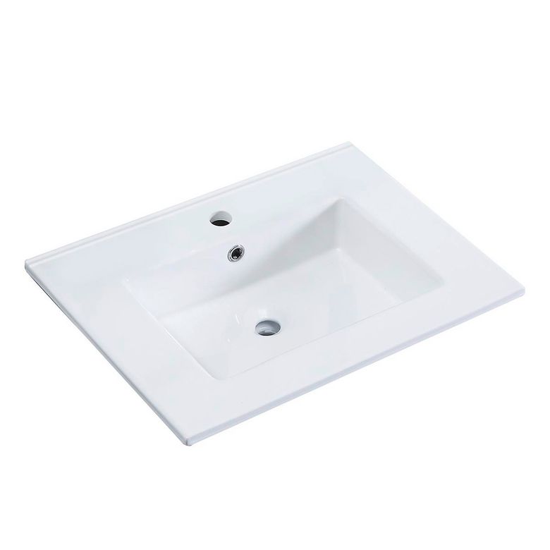 Vasque METAL2 L.60 cm céramique Main Image