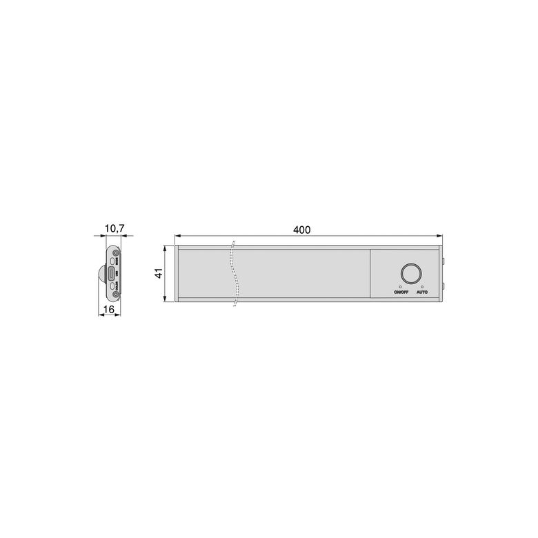 Kit led rechargeable pour dressing Pléiade - Lapeyre