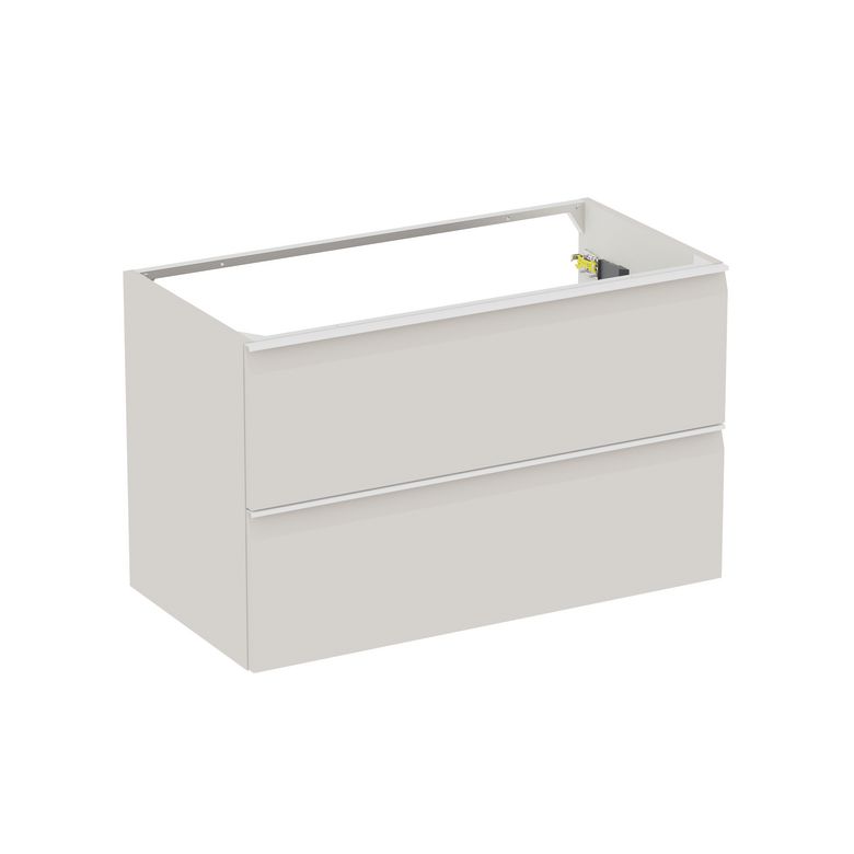 Meuble sous-vasque 90 cm sans plan 2 tiroirs YTRAC