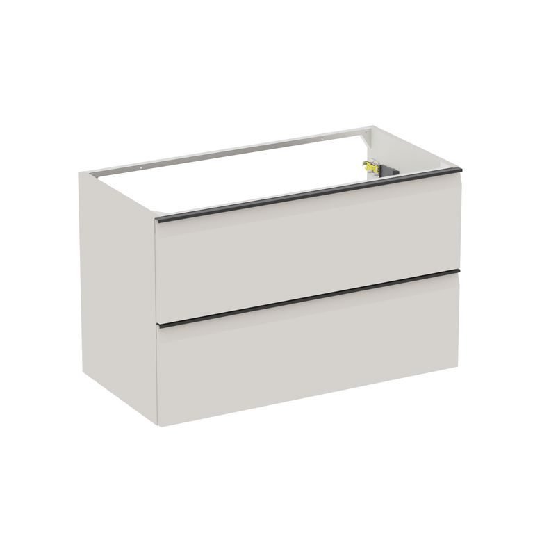 Meuble sous-vasque 90 cm sans plan 2 tiroirs YTRAC