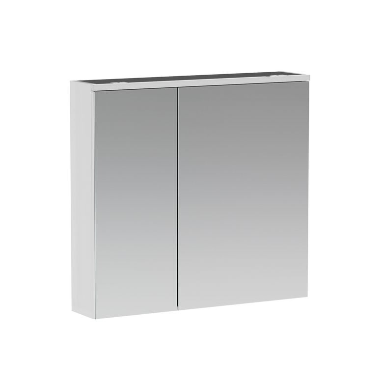 Armoire de toilette PHOENIX lumineuse L.80 H.75 2 portes Main Image