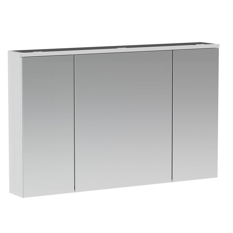 Armoire de toilette lumineuse 120 cm 3 portes PHOENIX