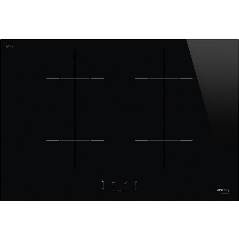 Table induction noir 4 foyers Smeg SIB2741D Main Image