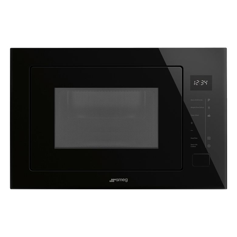 Micro-ondes gril encastrable noir Smeg FMI025BFR Main Image