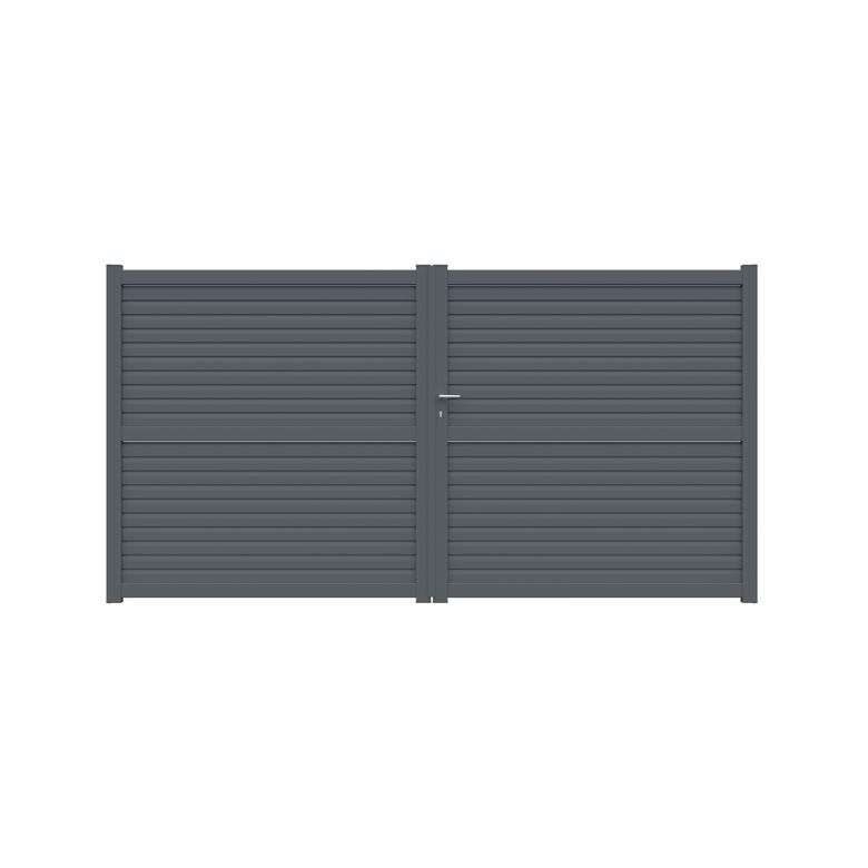 Portail battant aluminium Valintia