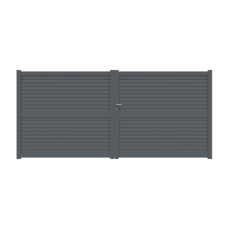 Portail battant aluminium Valintia