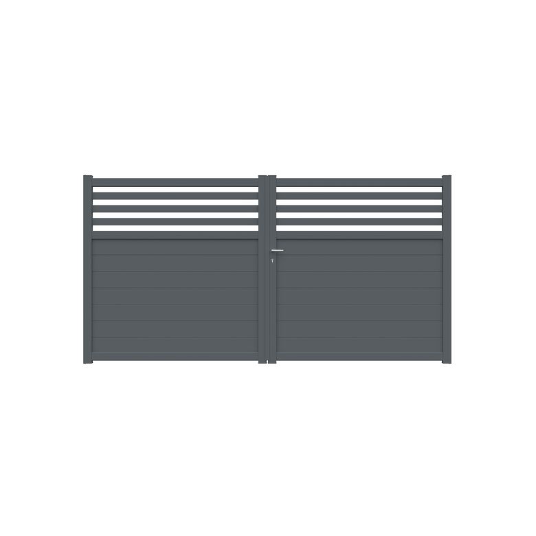 Portail battant aluminium Veliha