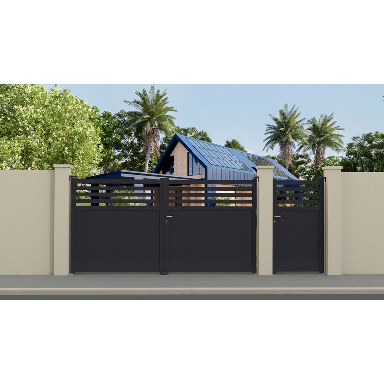 Portillon aluminium  Velhia | Lapeyre