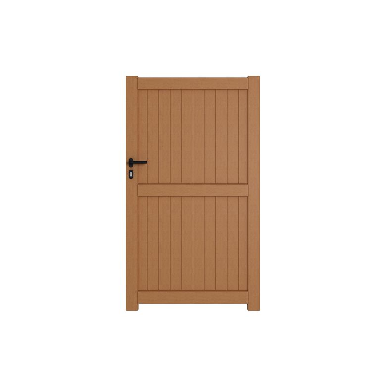Portillon bois FONTANGES 2 avec accessoires réglables H.180 x l.100 droit Main Image