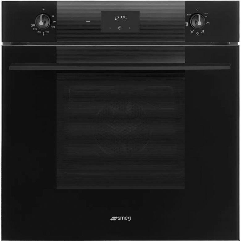 Four multifonction nettoyage émaillé noir Smeg SF6100VB3