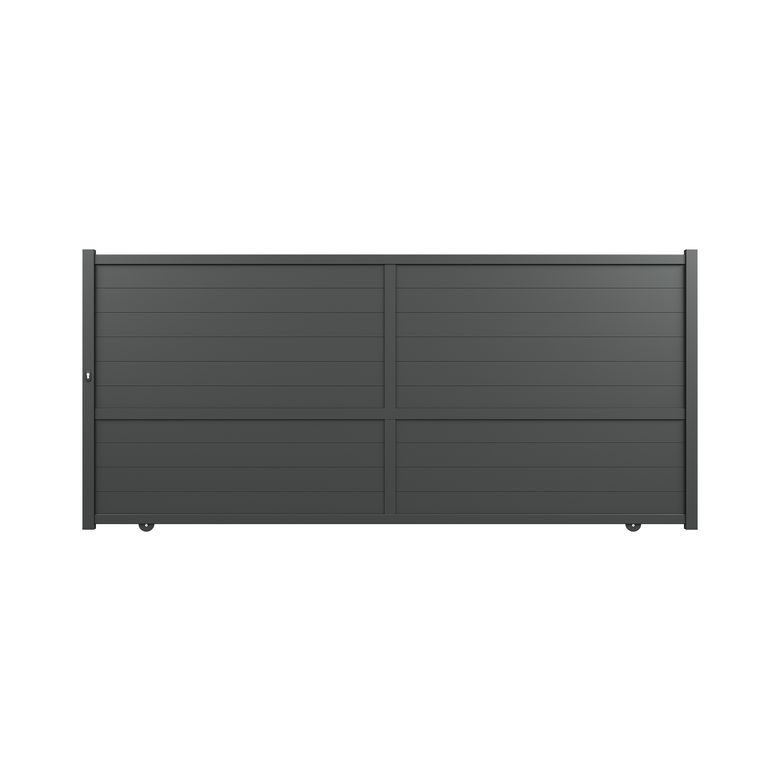 Portail coulissant aluminium Vassili | Lapeyre