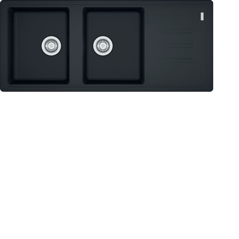 Evier MALTA synthèse onyx  2 bacs L.116 x l.50 cm Main Image