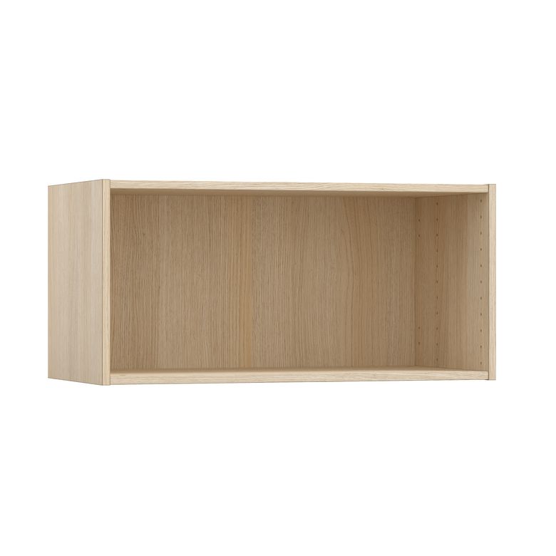 Caisson droit modulable Pléiade H.38 cm chêne clair
