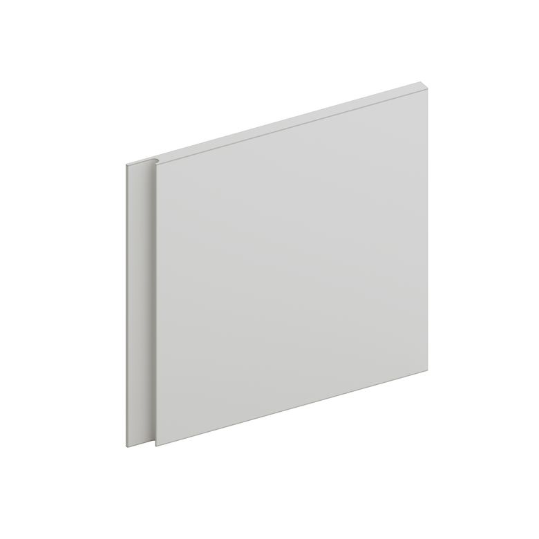 Porte de caisson battante Pléiade blanche avec poignée intégrée