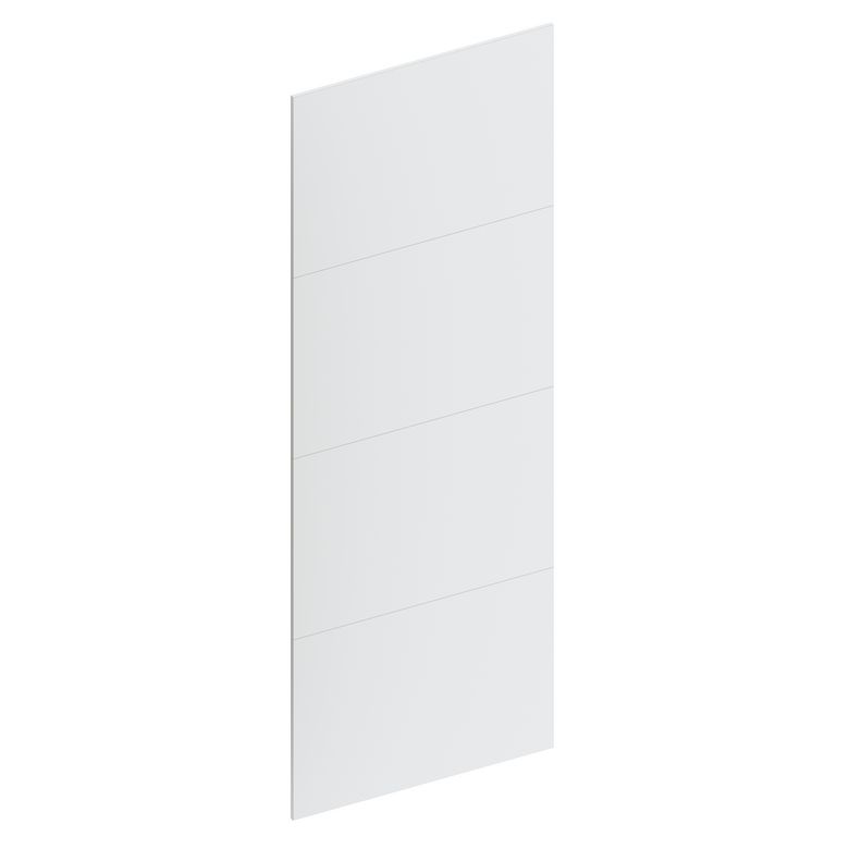 Porte de caisson coulissante Pléiade H.230cm blanc