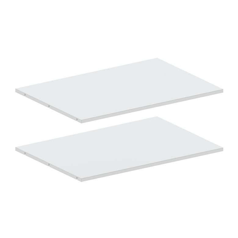 2 tablettes Pleiade blanc l.80xp.55 Main Image