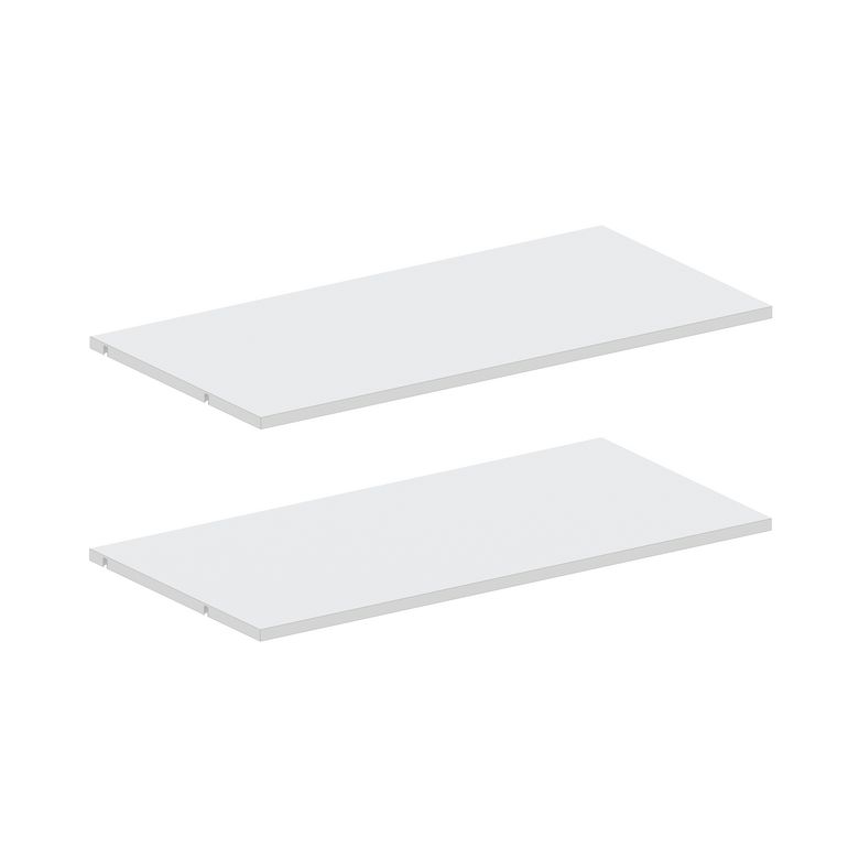 2 tablettes Pleiade blanc l.80xp.40 Main Image