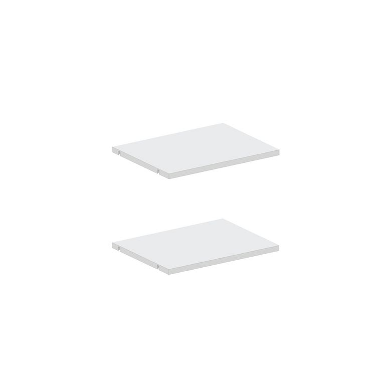 2 tablettes Pleiade blanc l.40xp.30 Main Image