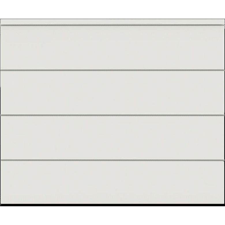PG sectionnelle ALEXANDRE Kit CTP Blanc lisse + Compact 600 IO - H.200 x l.240 Main Image