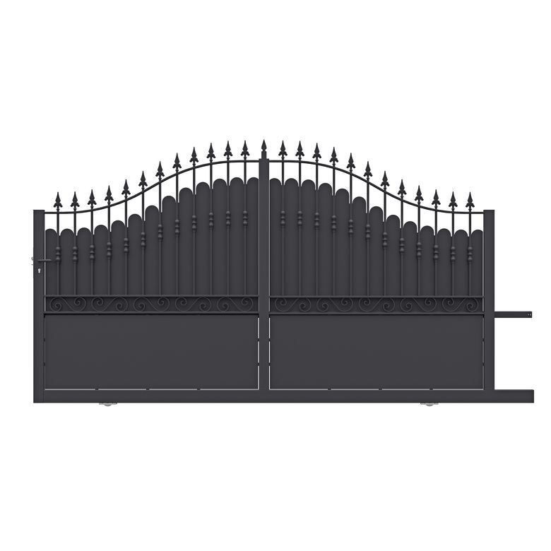 Portail coulissant Dommartin acier