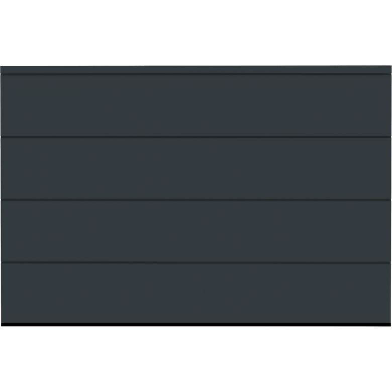 Porte de garage ALEXANDRE sectionnelle motif contemporain motorisée SOMFY IO