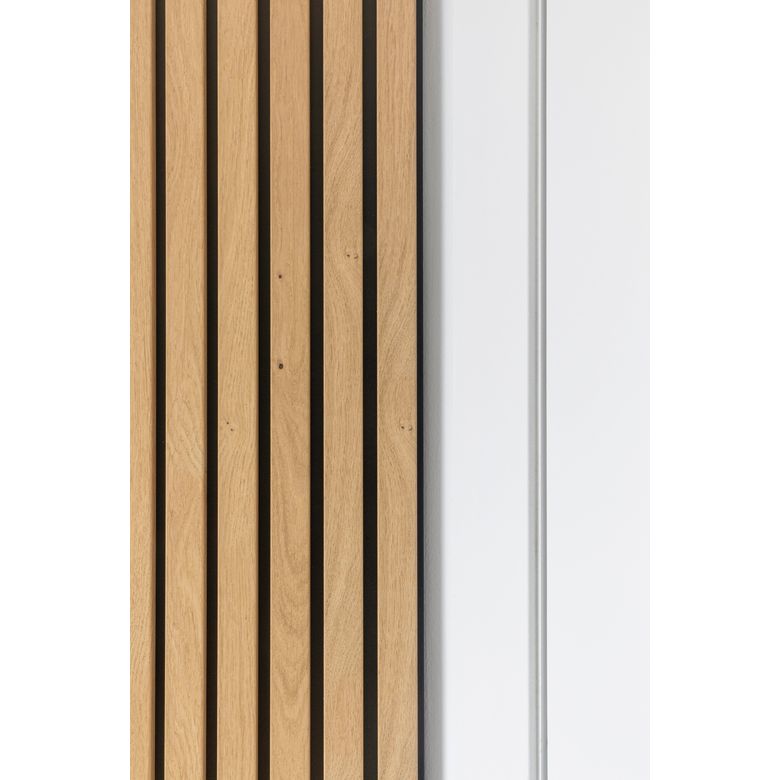 Lot de 2 panneaux mur 277x30 cm Woodwall Effect 3D claustra | Lapeyre