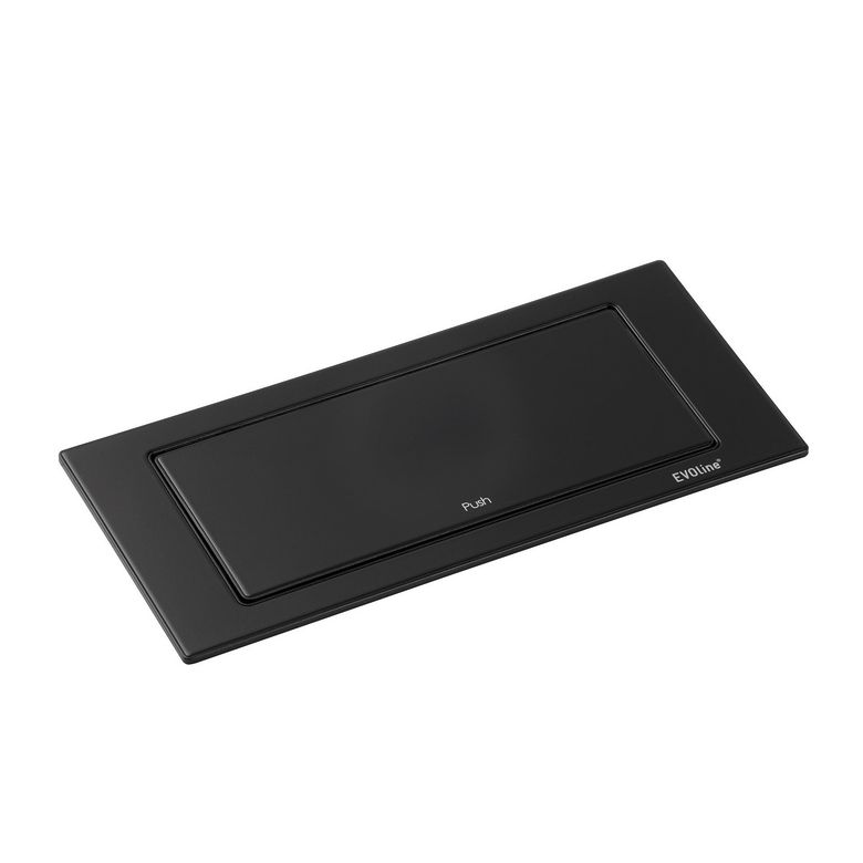 Bloc prise rectangulaire push rotatif 2 prises + USB - Cuisine