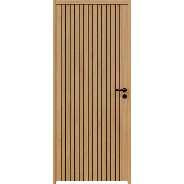 Bloc-porte RAPHAELLE chêne plaqué - Fin de chantier 50/100 | Lapeyre
