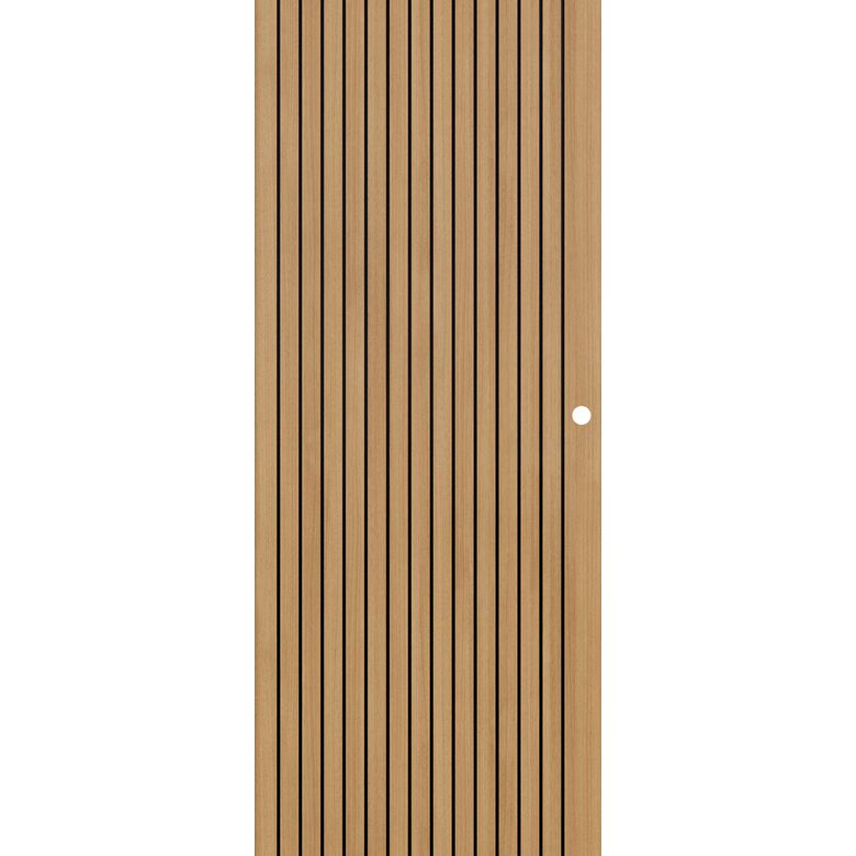 Porte coulissante RAPHAELLE H.204X73 cm R8 cuv, trou poignée Main Image