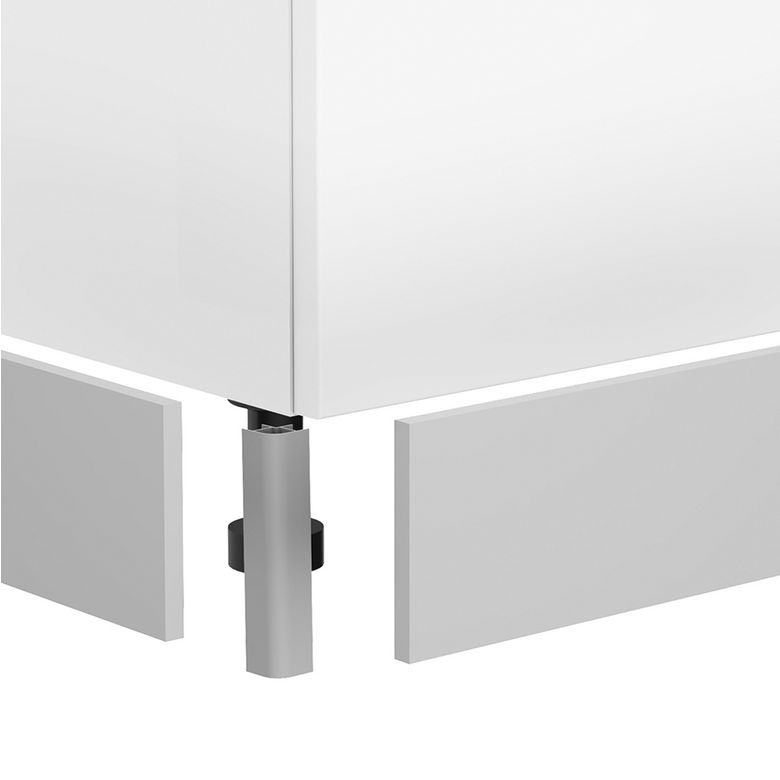 Jeu de 2 potelets H15 cm pour meuble bas de cuisine