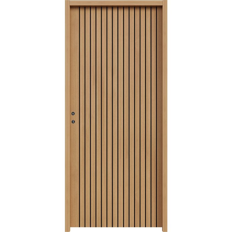 Bloc-porte huisserie 90 chêne plaqué RAPHAELLE | Lapeyre