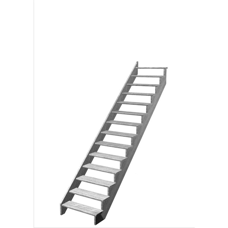 Escalier Ouessant droit sans rampe