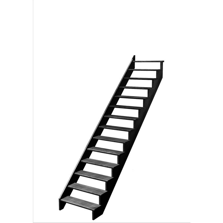 Escalier Ouessant droit sans rampe