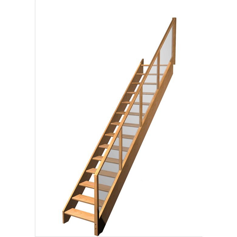 Escalier Aria droit rampe Emerence