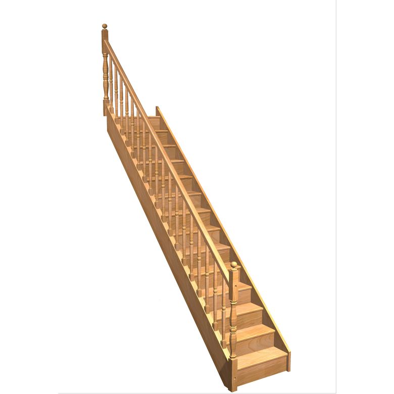 Escalier Faubourg droit rampe Antique