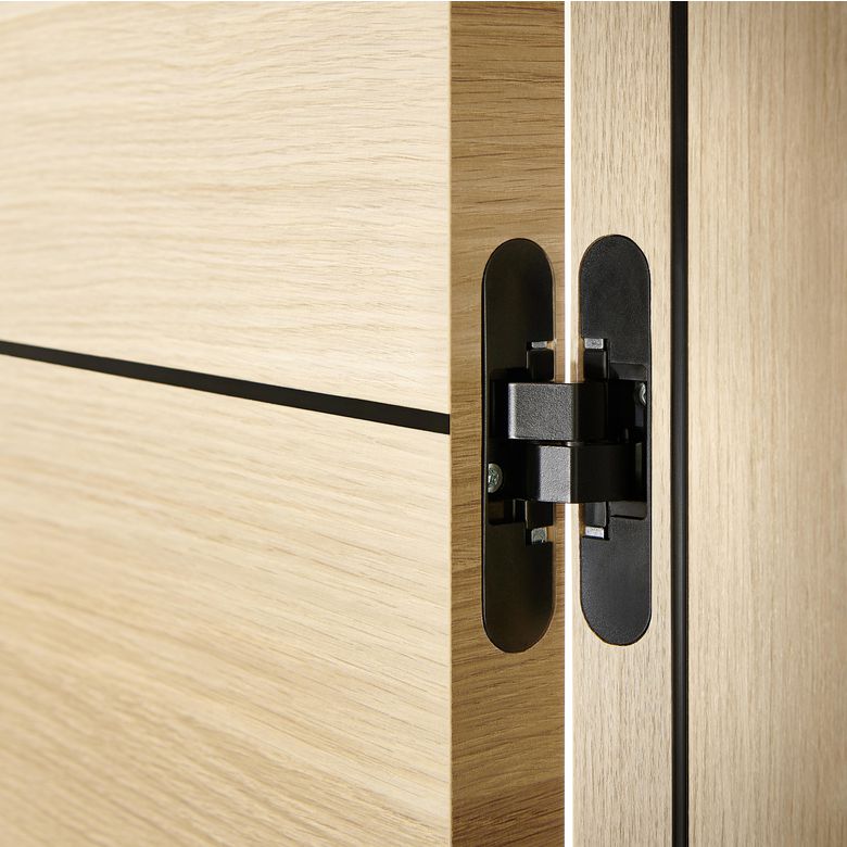 Bloc-porte ROXIE acoustique inserts noir | Lapeyre