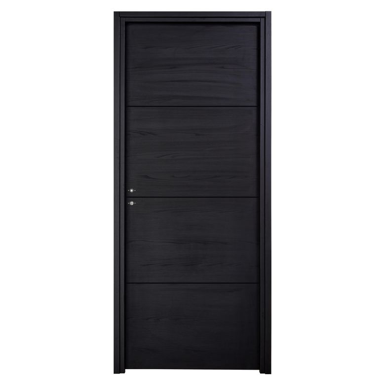 Bloc-porte ROXIE fin de chantier inserts noir