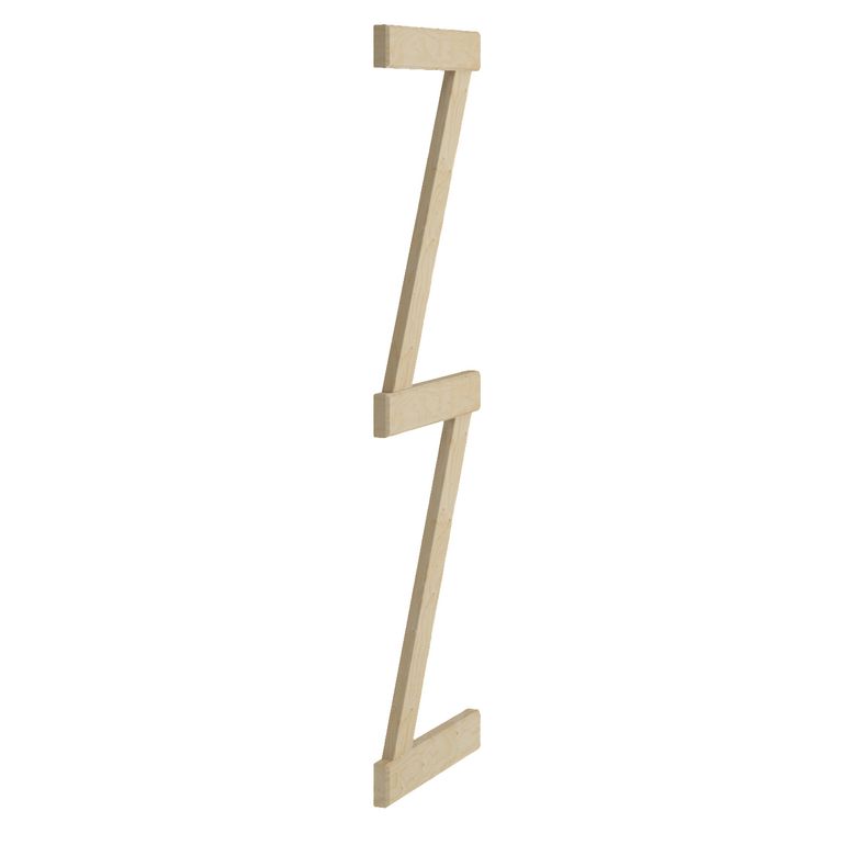 Kit barres et écharpe pour plateaux nus volets battants sapin | Lapeyre