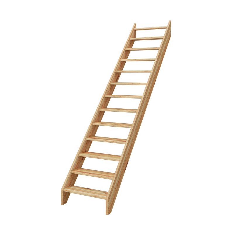 Escalier Kino/Ludo bois droit sans rampe