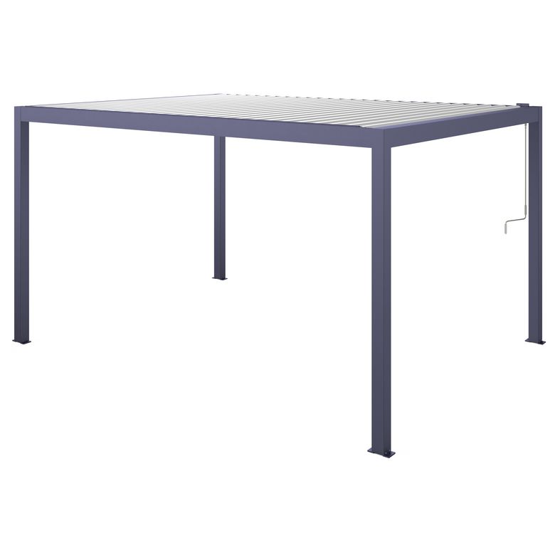 Pergola AVA autoportante alu gris anth. RAL 7016 sablé l.4,13 x P.3,08 x H.2,57m Main Image