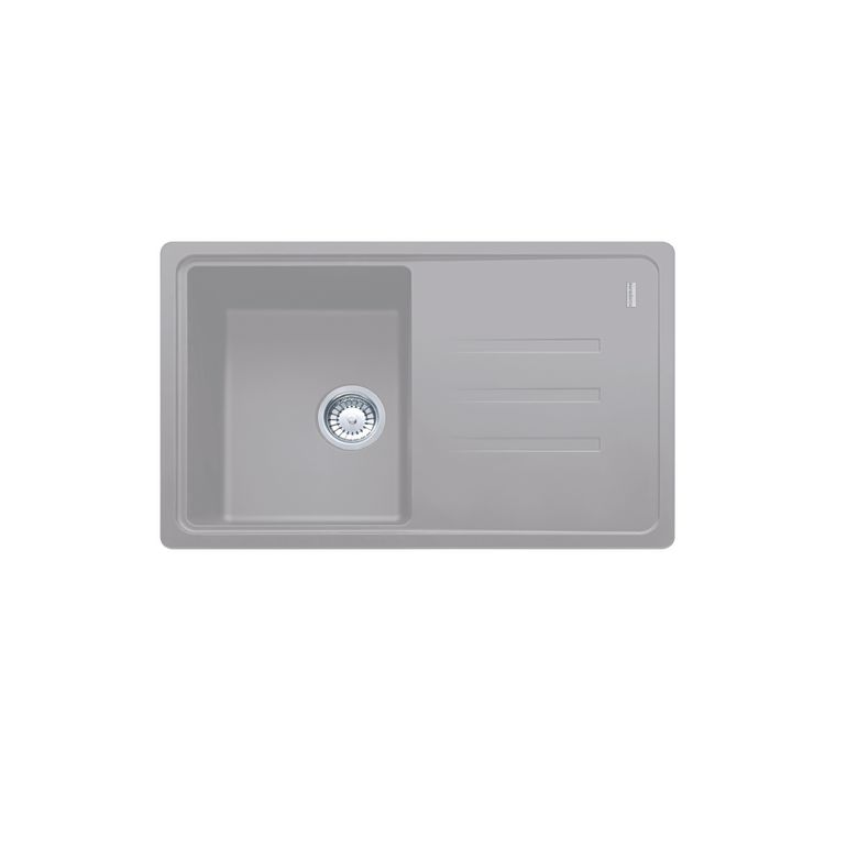 Evier MALTA synthèse platinum artic 1 bac  L.78 x l.50 cm Main Image