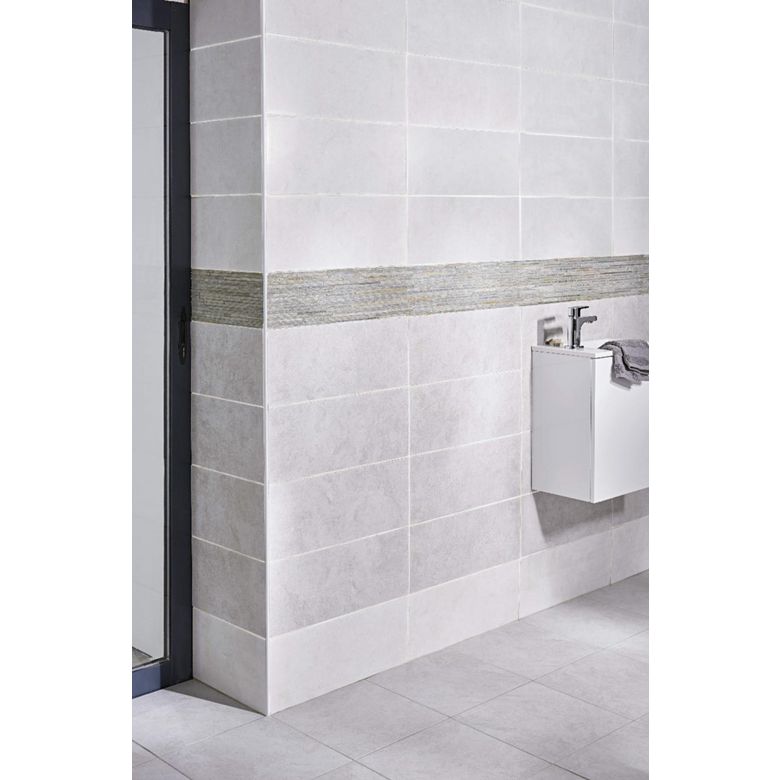 Carrelage barrettes YUKON en ardoise naturelle 30 x 30 cm