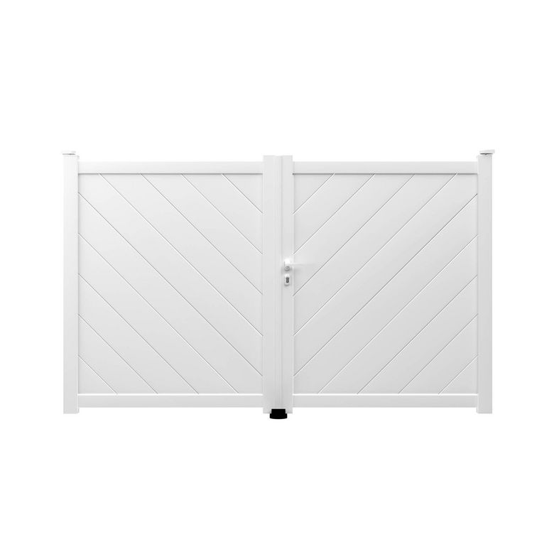 Portail battant Aluminium Sibari - Extérieur - Lapeyre