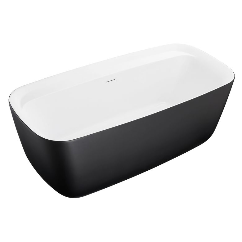 Baignoire droite acrylique BRUNEHILDE - Salle de bains