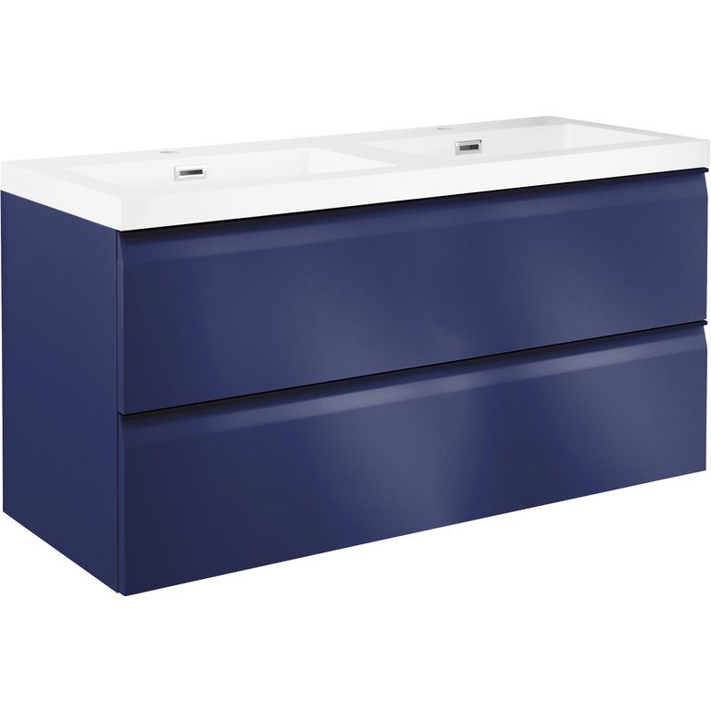 Meuble sous-vasque 120 cm sans plan 2 tiroirs YTRAC
