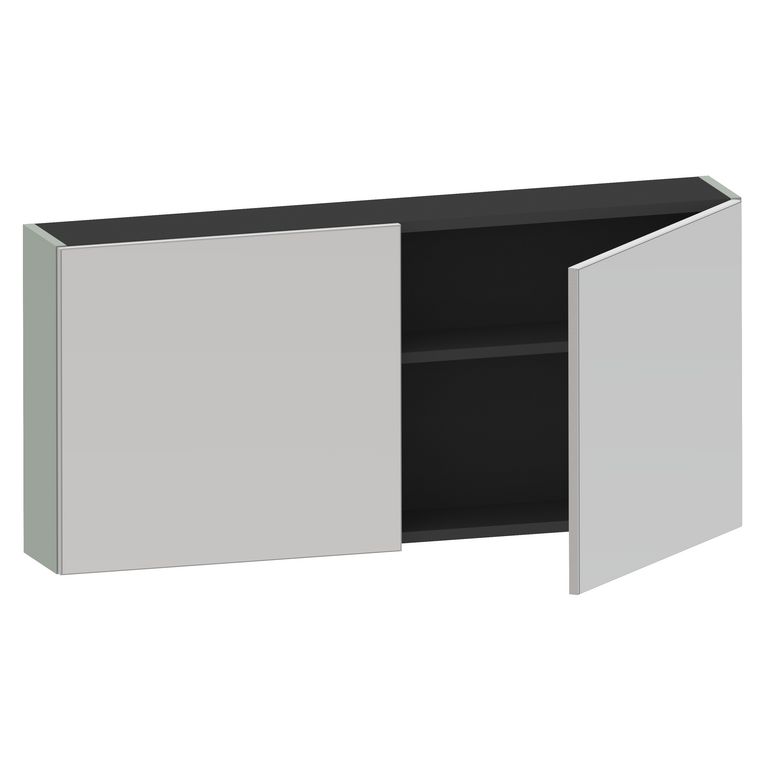 Armoire de toilette INFINY 2 portes miroir Infiny | Lapeyre