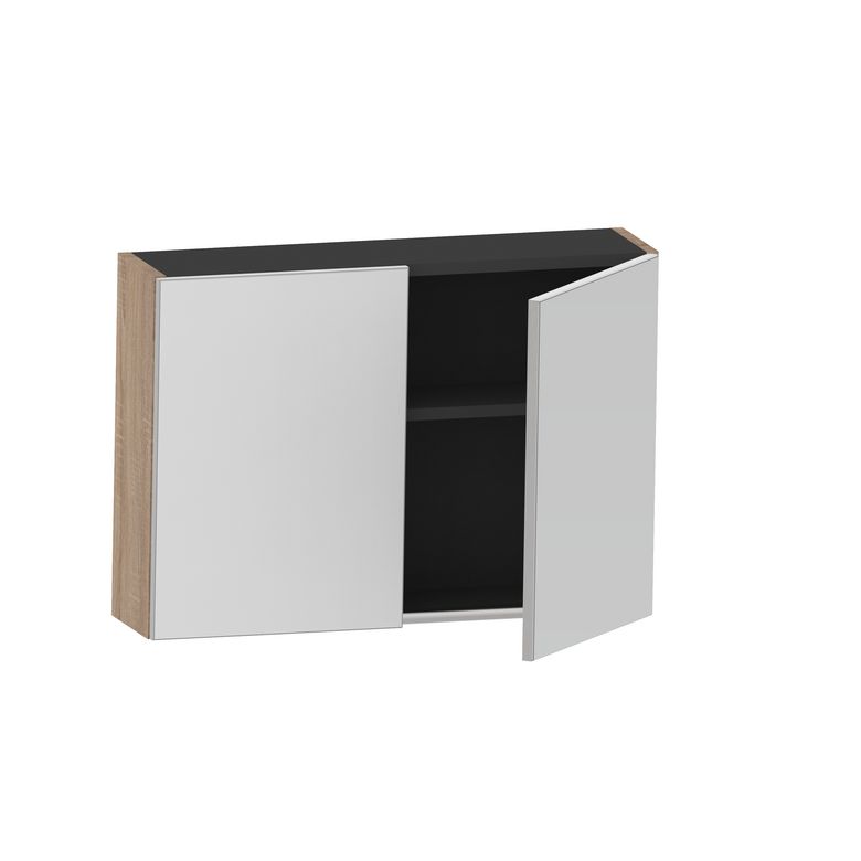 Armoire de toilette INFINY 2 portes miroir Infiny | Lapeyre