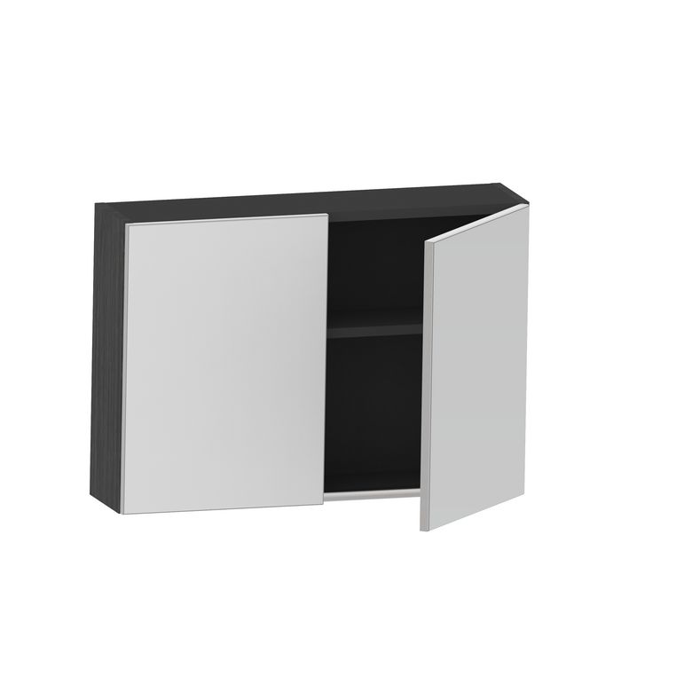 Armoire de toilette INFINY 2 portes miroir Infiny | Lapeyre