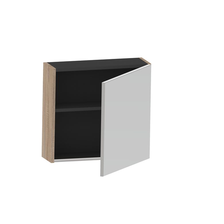Armoire de toilette INFINY 1 porte miroir - Lapeyre