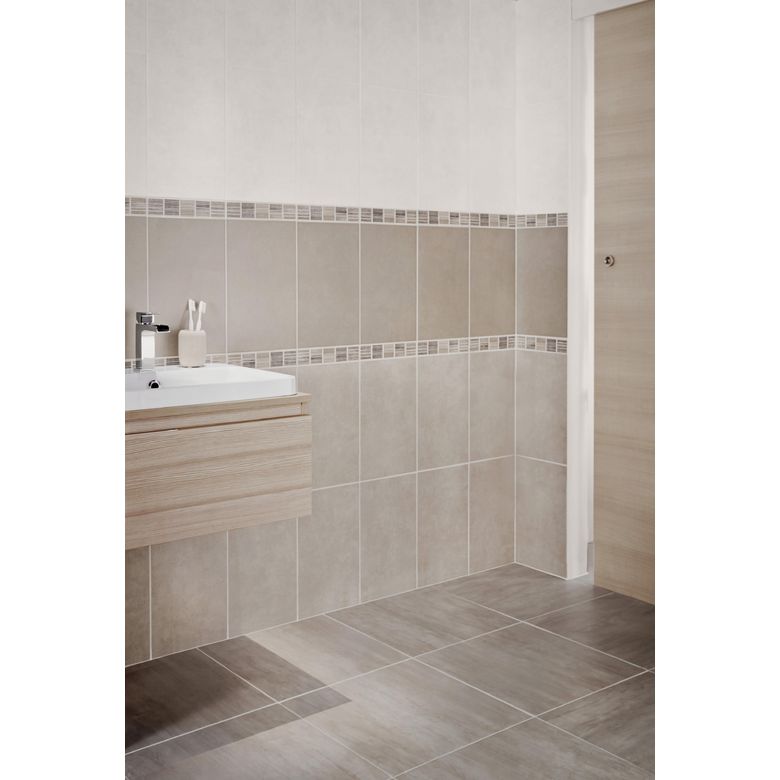 Listel DEDICACE ligne 5 x 25 cm - Sols et murs - Lapeyre